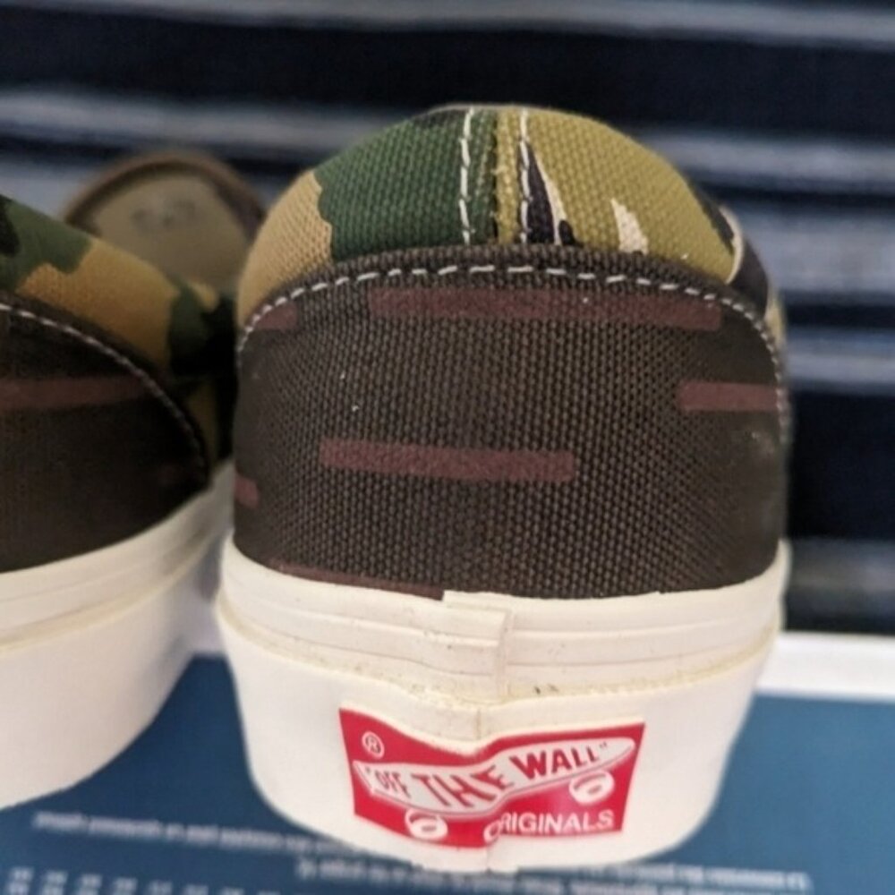 Vans OG Slip On LX Women 8 Canvas Mixed Camo Brown VNOA3AV7VYT 012026 - Picture 11 of 11
